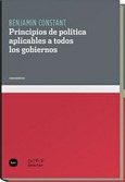 Portada de: Principios de política aplicables a todos los gobiernos